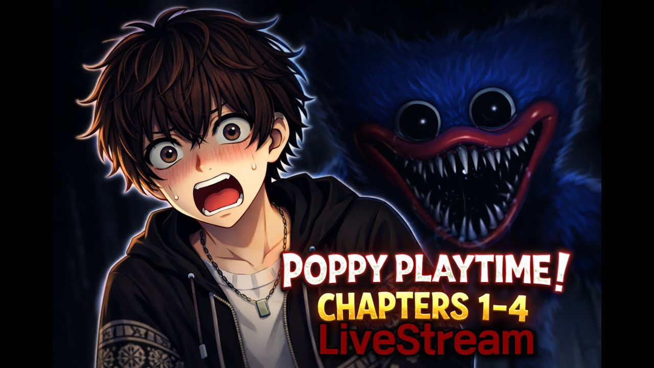 🔴Live Poppy Playtime 1-4