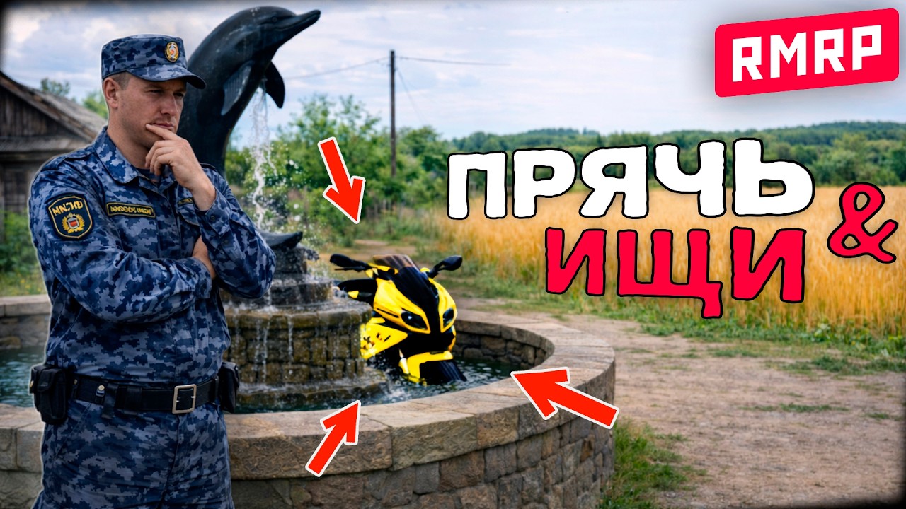 СПРЯТАЛ БАЙКИ В ТЮРЬМЕ! | ПРЯЧЬ & ИЩИ В ГТА 5 ОНЛАЙН | ПРЯТКИ НА RMRP