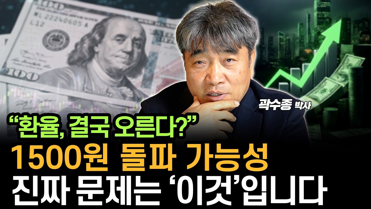 환율이 오를 수밖에 없는 이유, 진짜 문제는 따로 있습니다. (곽수종 박사)