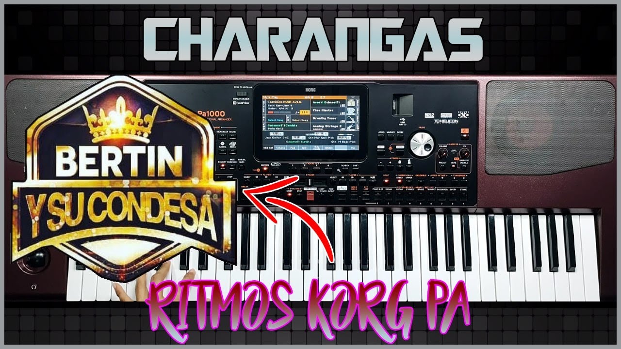 Charanga CONDESA Bertin Gomez Jr Ritmos Costeños Para Teclados Korg PA