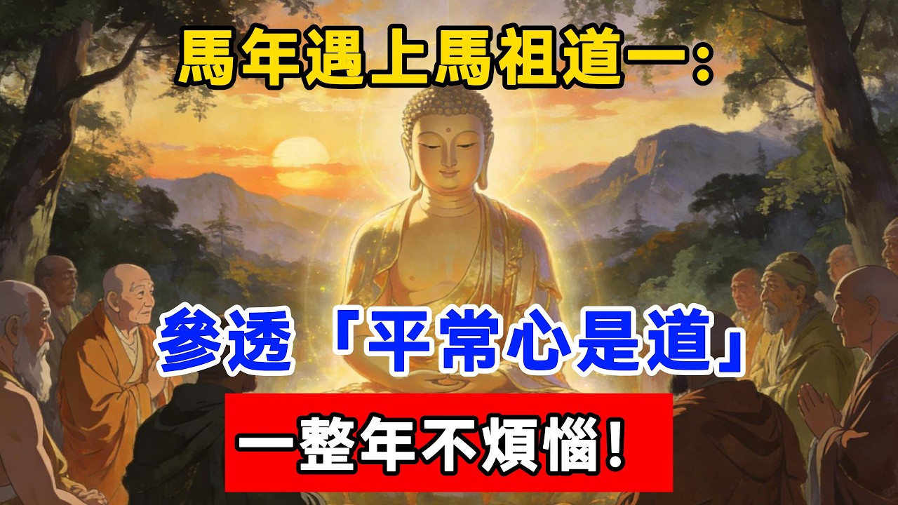 馬年遇上馬祖道一：參透「平常心是道」，一整年不煩惱！#佛陀#佛學#佛教#禪修#佛法智慧#佛教故事#佛教文化#佛學知識 #佛學智慧 #明月禅心
