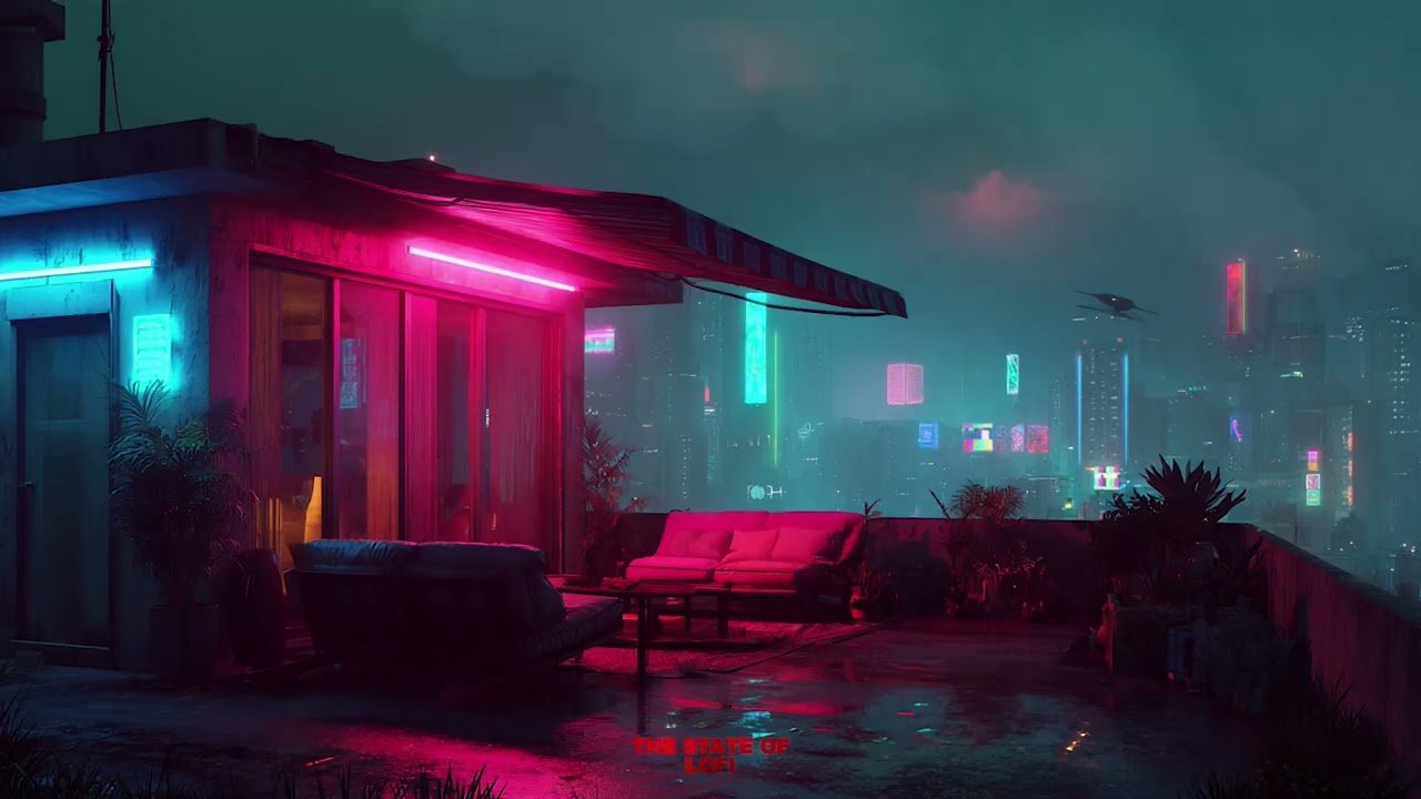 90's Lofi City 🌃 Rainy Lofi Hip Hop [ Chill Beats To Relax / Study To ]