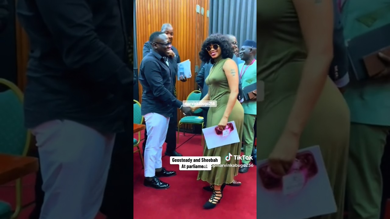 Sheebah Karungi meets Geosteady and hugs him
