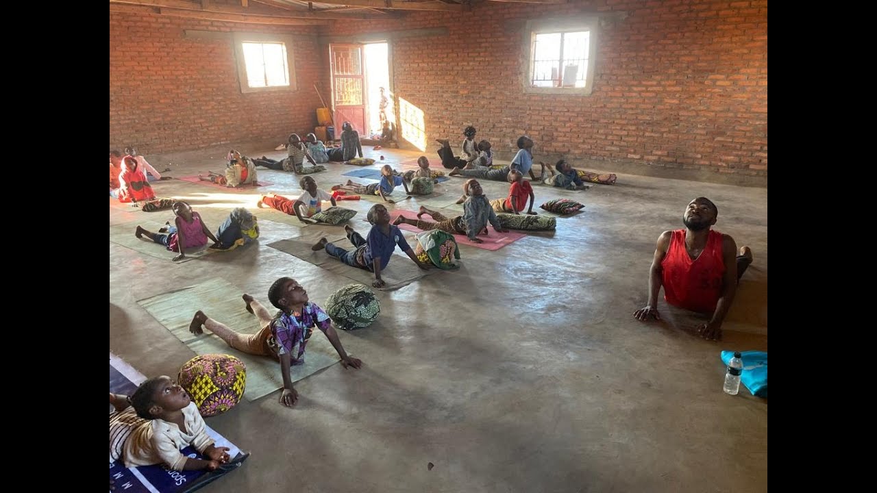 Yoga for healing and transformation in Dzaleka Refugee Camp, Malawi, Africa