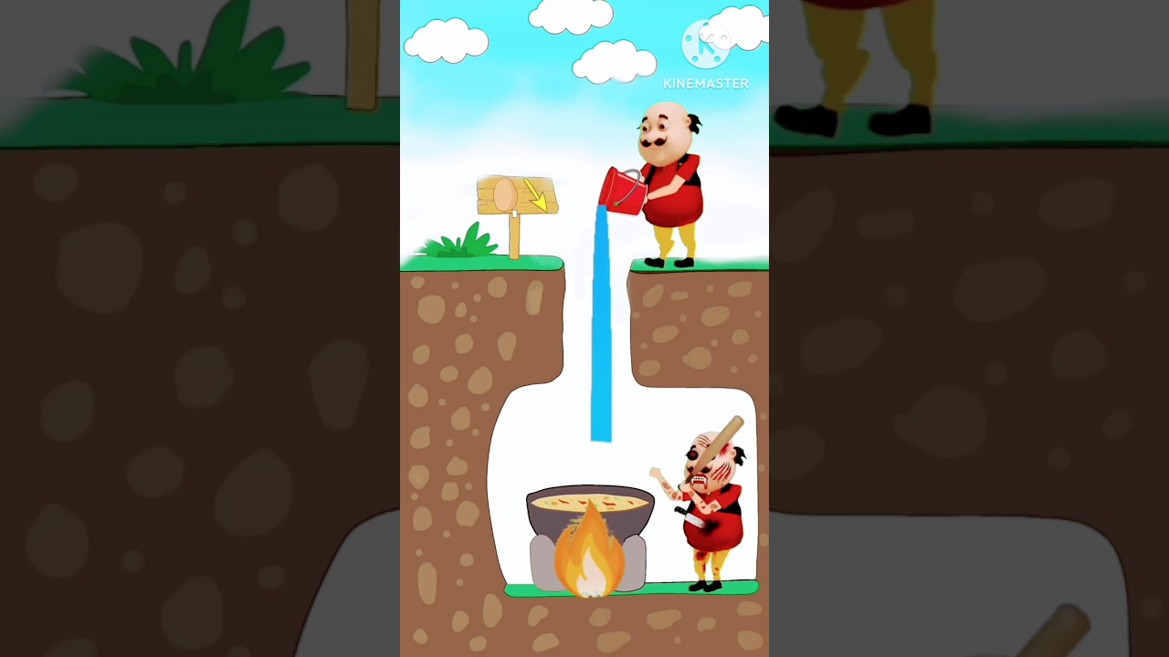bad Motu takes an egg / मोटू को एक अंडा😂 ych 3İST ) #shorts #cartoon#trending #motupatlu