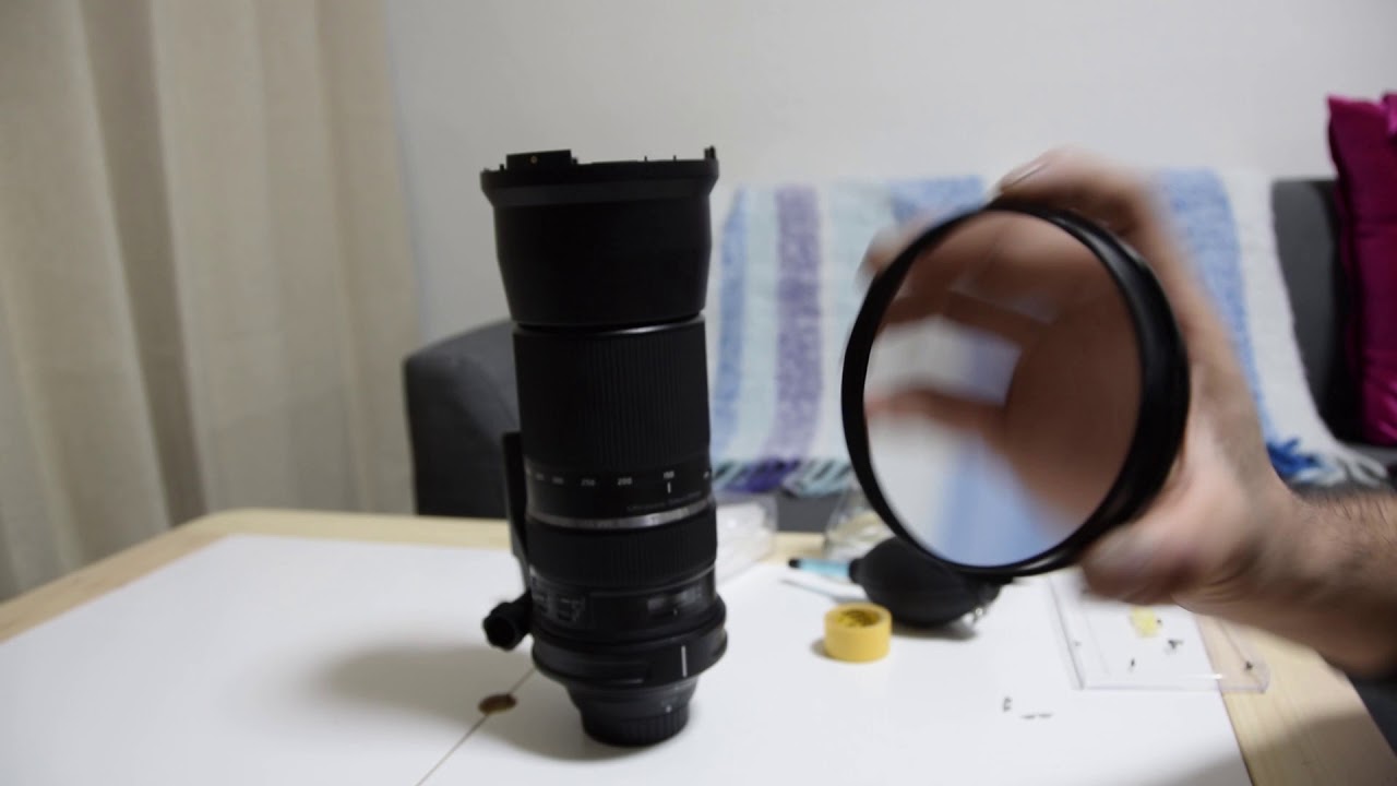 TAMRON　A011の前玉を分解清掃してみた(・∀・)
