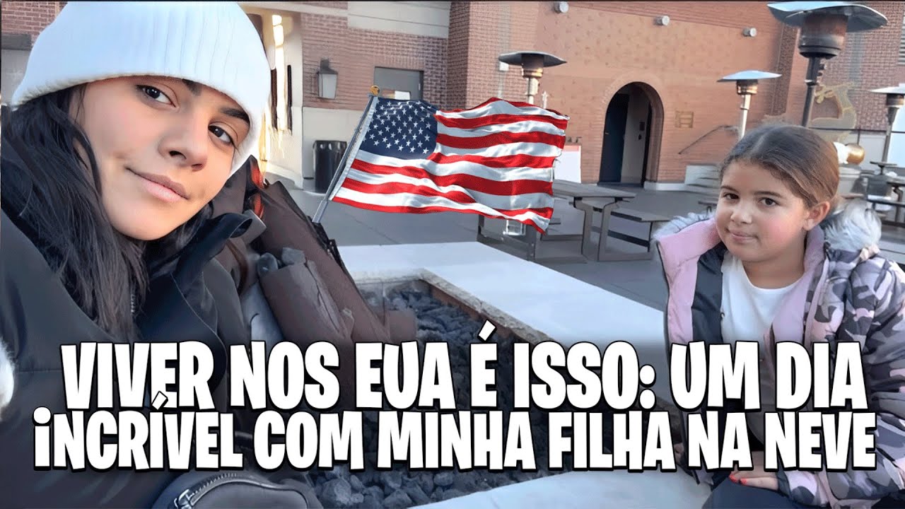 ROTINA NOS EUA: UM DIA DE PATINAÇÃO NO GELO COM MINHA FILHA ❄️