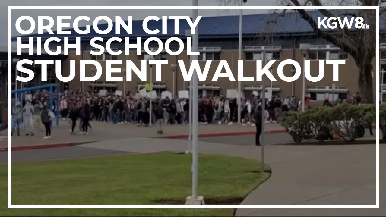 Oregon City High School students stage walkout over assembly video detailing physical, emotional abu