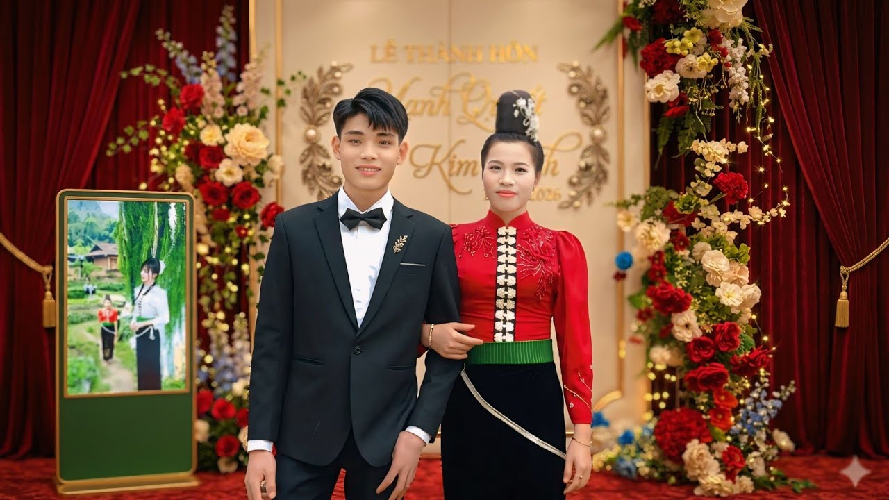 Toàn cảnh tiệc cưới dân tộc thái Sơn La 