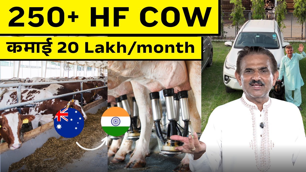 ऑस्ट्रेलिया में नौकरी छोड़कर बनाया Hi-Tech Dairy Farm | कमाई 20 Lakh/Month | Haryan Dairy Farm