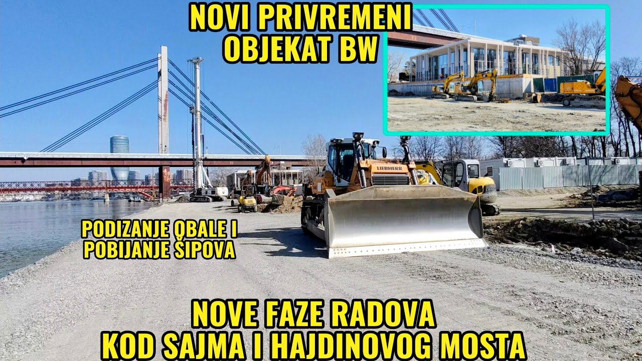 DIREKTNO RADOVI KOD SAJMA DO 6 TOPOLA,PODIZANJE OBALE POBIJANJE SIPOVA KOD HAJDINOVOG MOSTA,TEREN