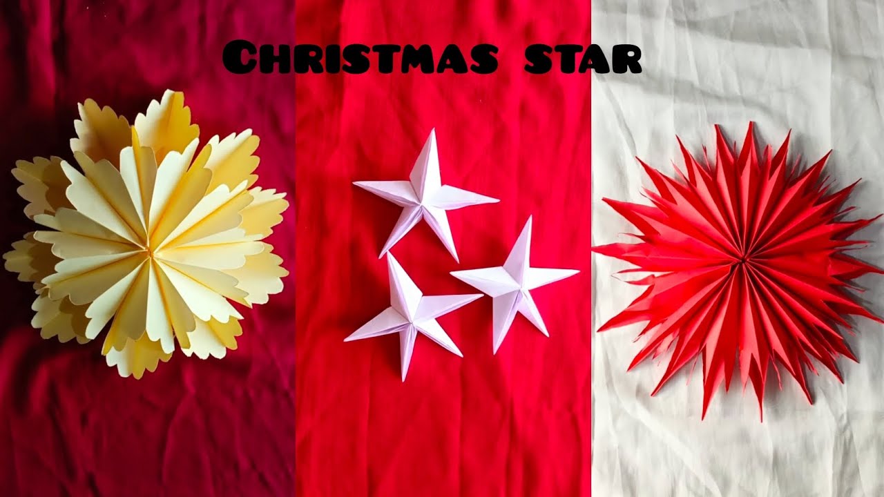 3 types of Christmas star⭐