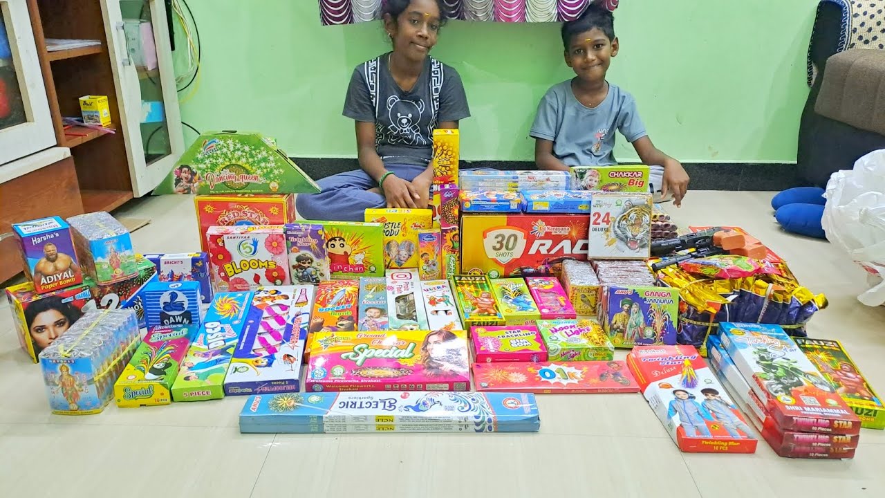 🧨🧨 தீபாவளிக்கு பட்டாசு வாங்கியாச்சு 