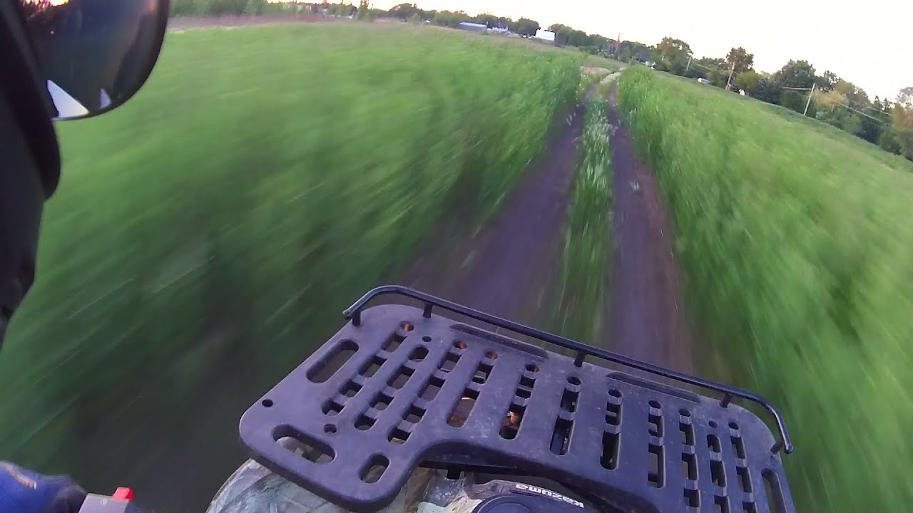 Riding a Kazuma Cougar 250