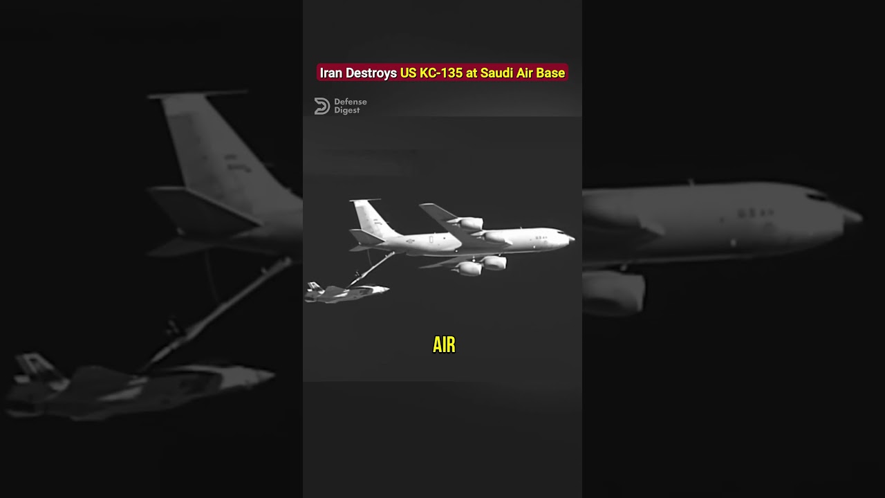 Иран нанес удар, уничтожив американский самолет KC-135 на саудовской авиабазе!