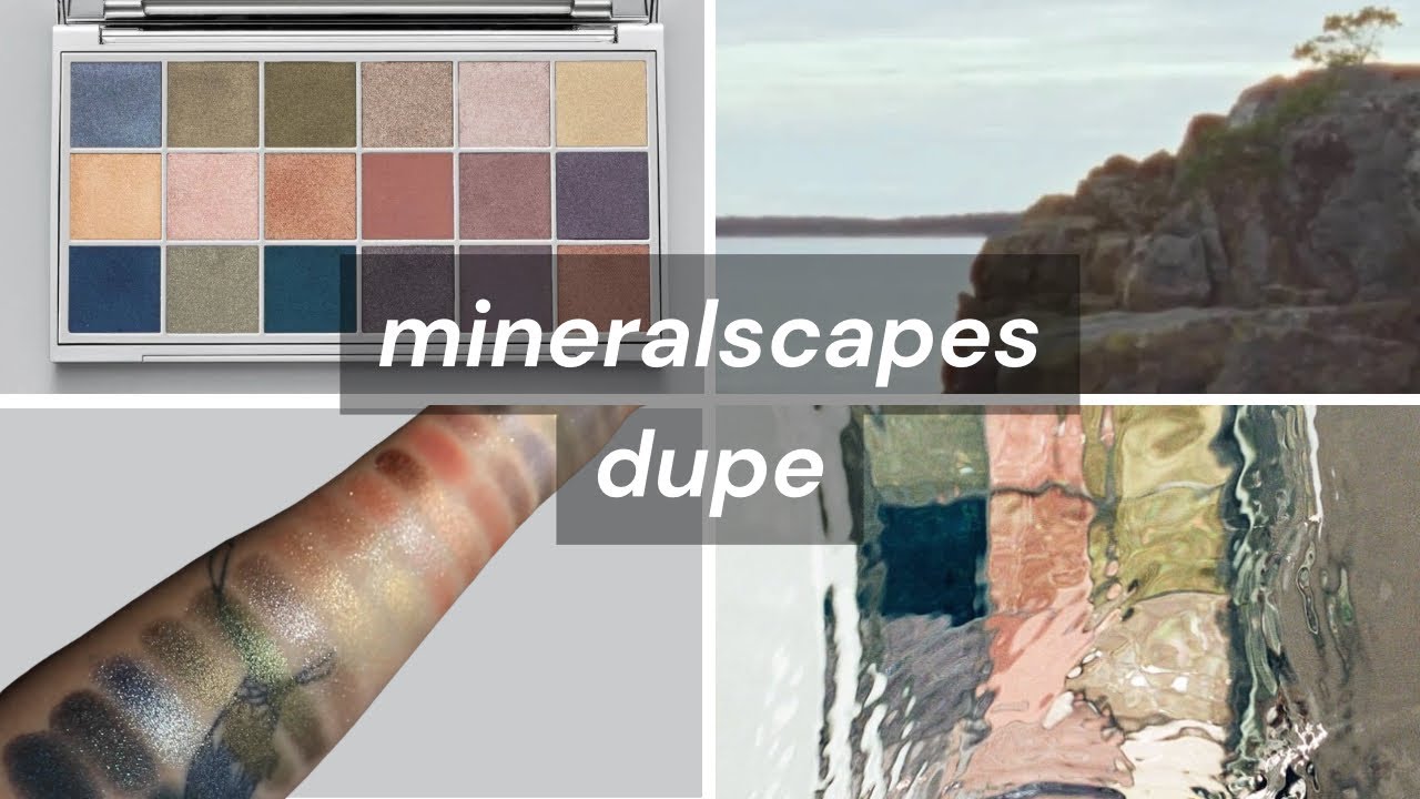 Duping the Byredo Mineralscapes palette (but way less gray)