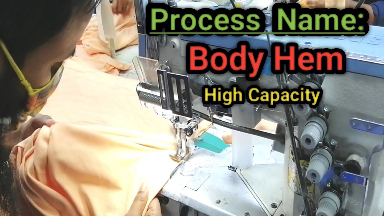 Body Hem by Flat Lock Machine