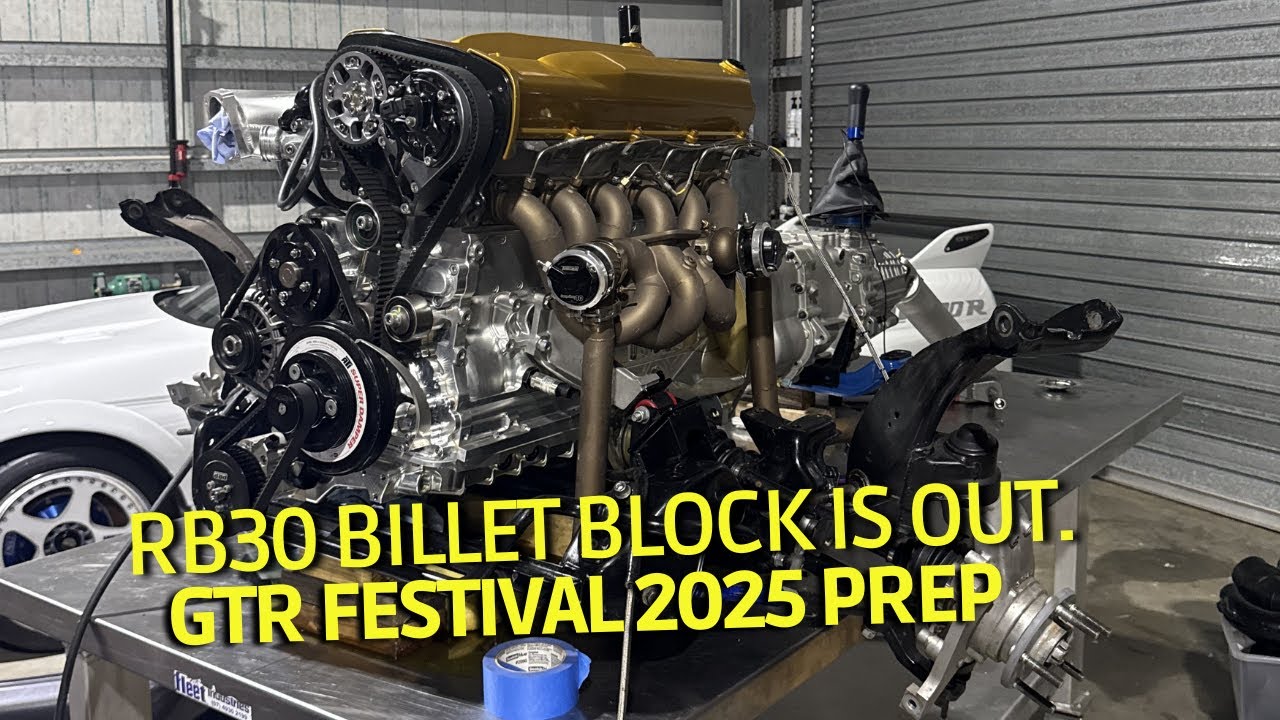 R32 GTR Billet Block is out. GTR Festival 2025 Prep!