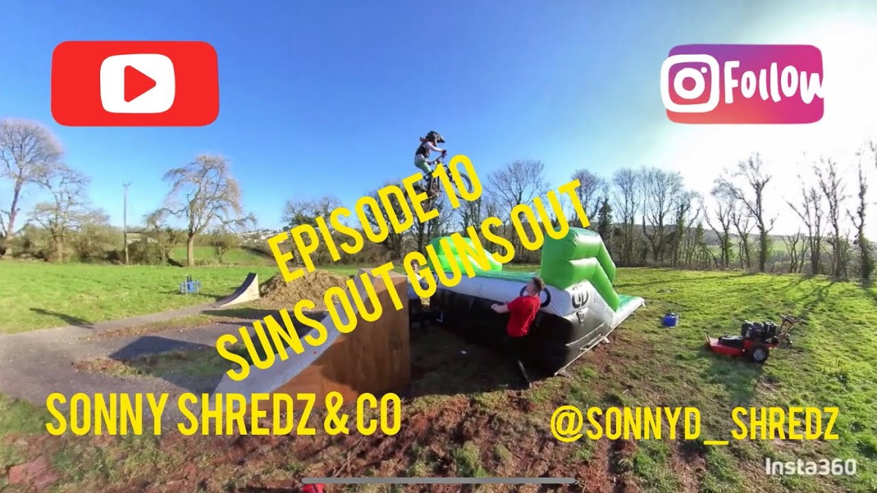 BMX and MTB Air bag lander session is on!