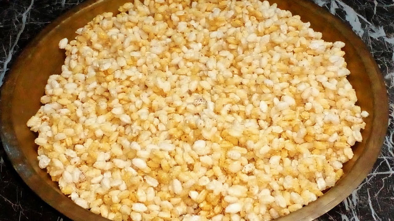 Gur Khoi Recipe || Easy Traditional Bengali Sweet Snack in 15 Mins || গুড় খই 😋