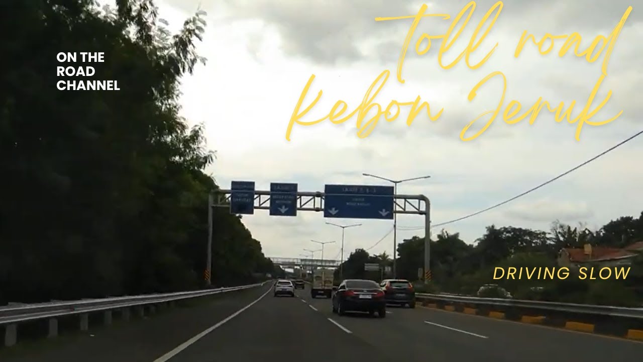 Toll Road Drive: Pondok Aren to Kebon Jeruk via Ciputat & Tangerang | Jakarta POV