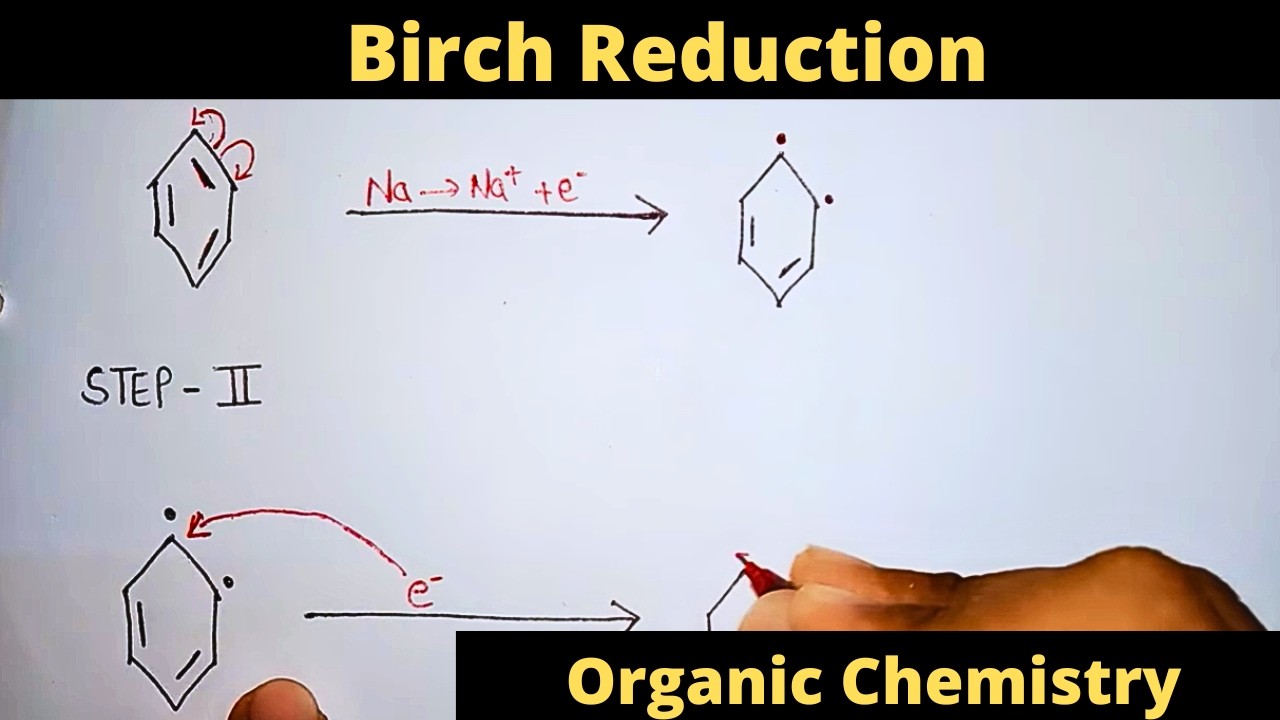 Birch Reduction | benzene to cyclohexane 1,4 diene | organic chemistry