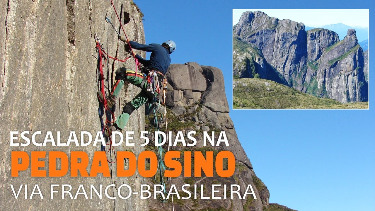 Escalada de 5 dias na Pedra do Sino, Teresópolis. Big wall Franco-Brasileira (D6 A3 VI)