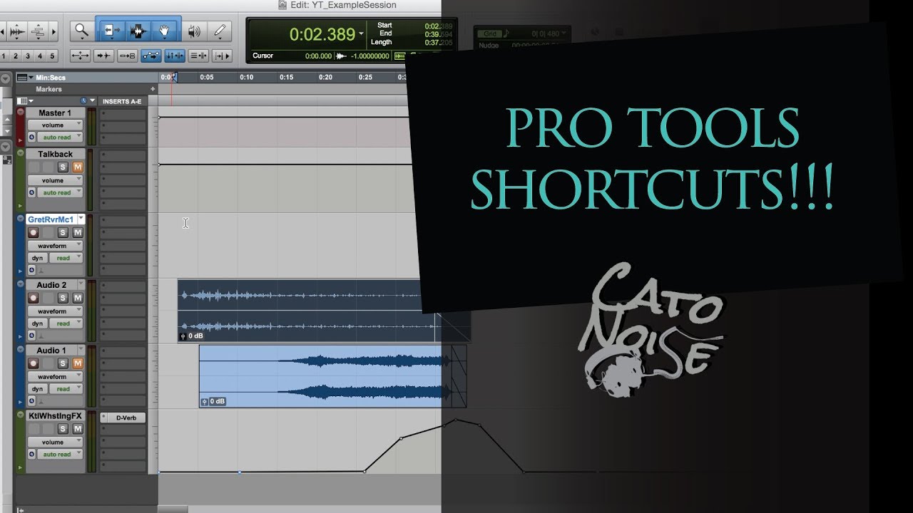 Pro Tools Basics: Quick Shortcuts for Moving Around Your Session