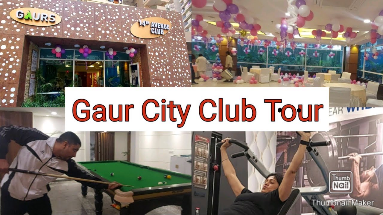 Gaur City Club Tour 14th.Avenue Gaur city-2 Gym.Party.Sports #sangeetarajverma