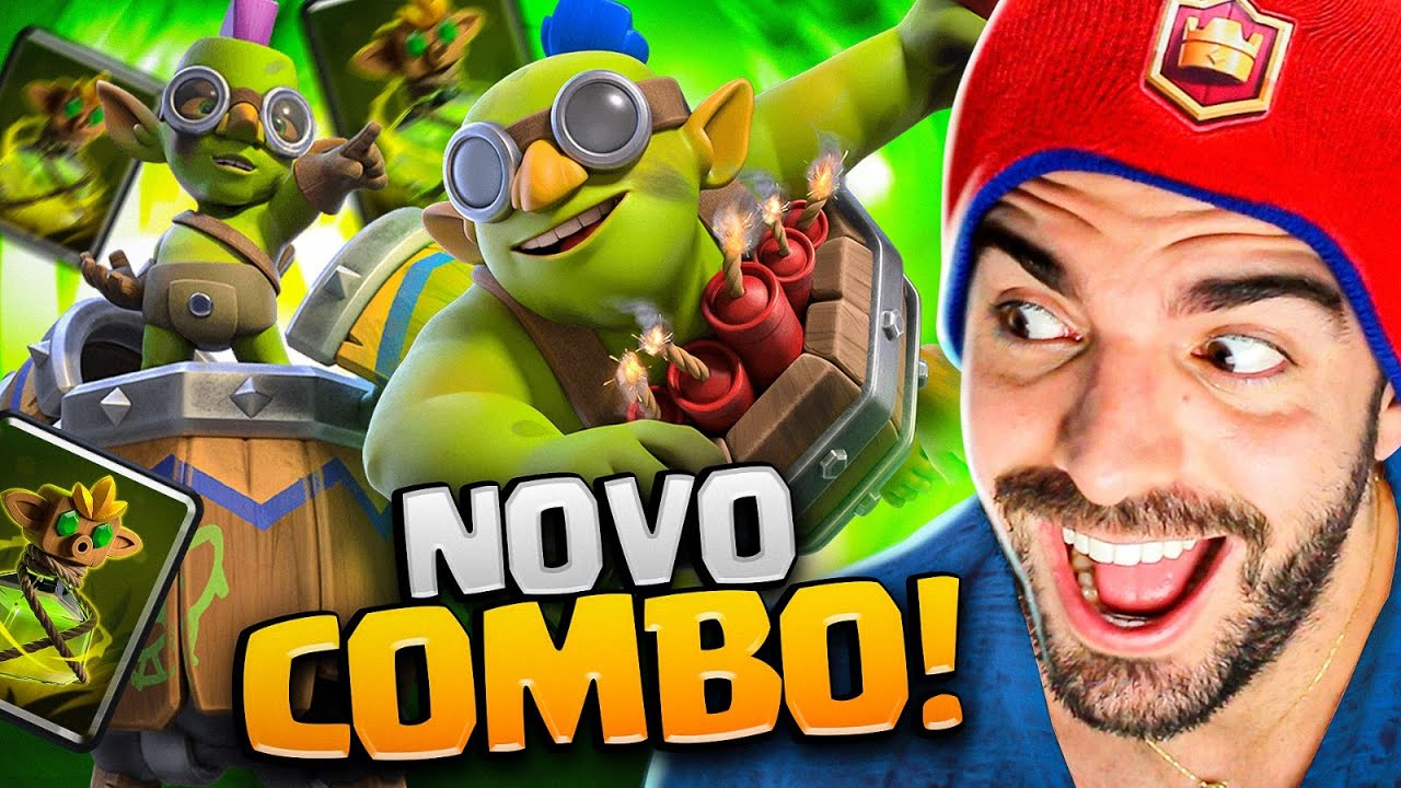 COMBEI OS TRES NOVOS GOBLINS NO CLASH ROYALE!