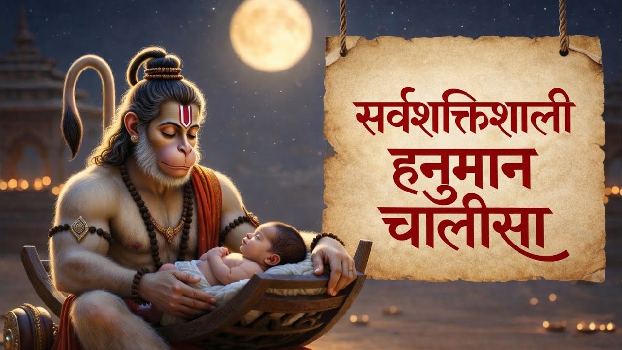 HANUMAN CHALISA - 432 Hz Healing Frequency 🕉️ | हनुमान चालीसा | Calming Relaxing Devotional Prayer |