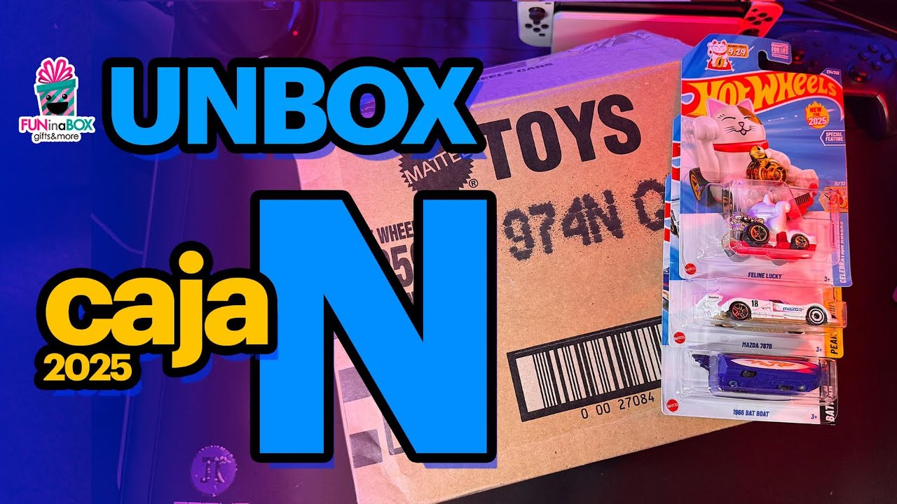 Unboxing Case N 2025 Hotwheels - Español - FunInABox - Grupo Coleccionista