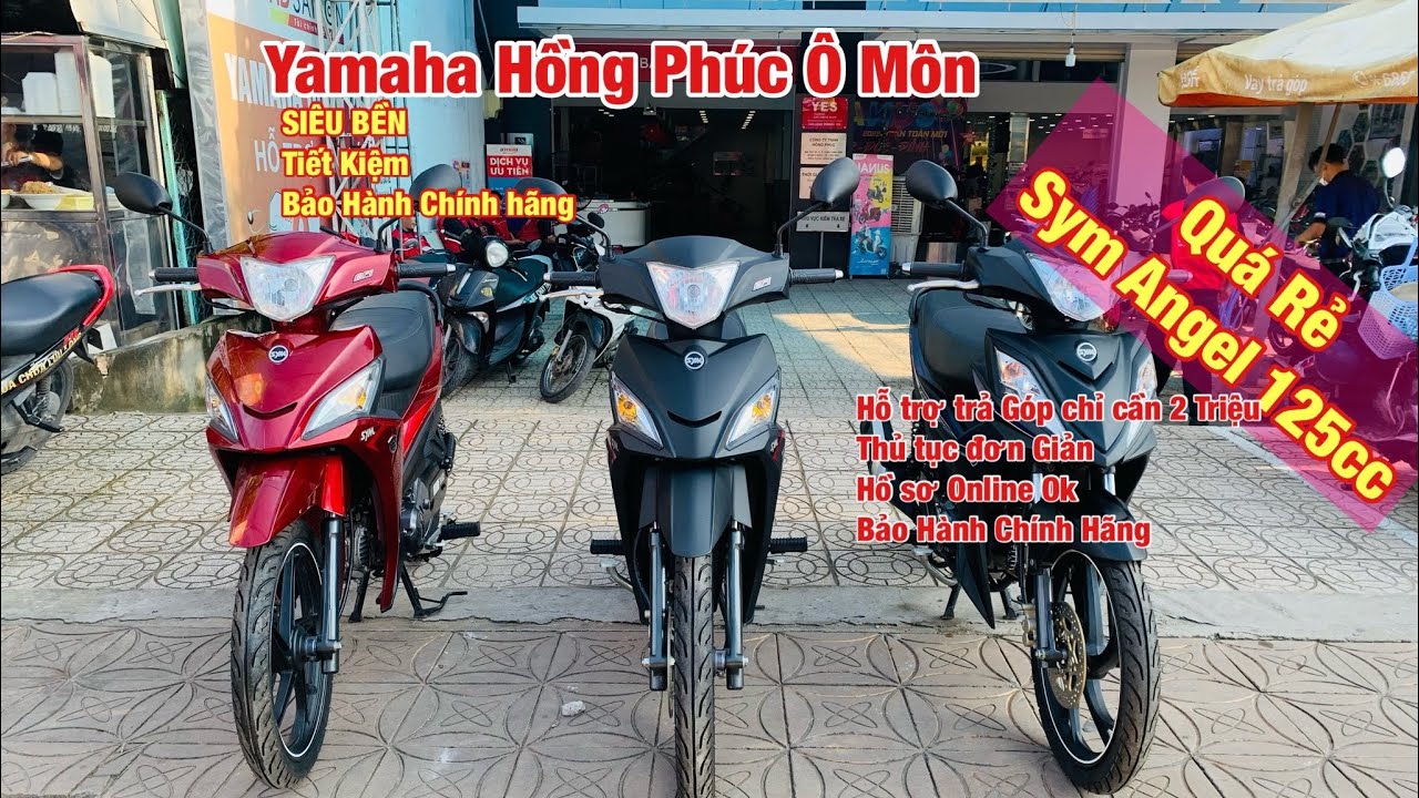 Cập Nhật giá Xe Siêu Rẻ Sym angel125cc tại Hồng Phúc 3 Ô Môn | Minh Tiến 0939020980 có Zalo
