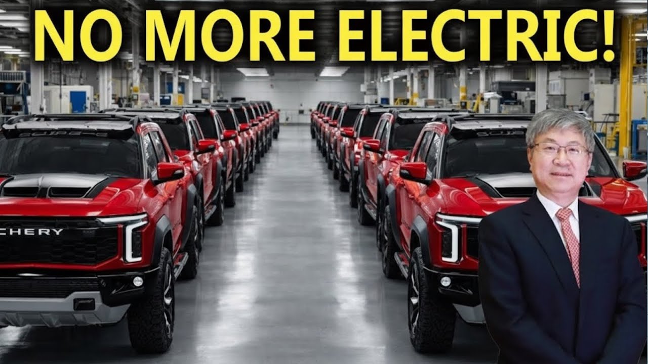 Chery CEO Reveals Diesel Hybrid Ute That Will Crush Ford Ranger, Toyota Hilux & BYD Shark!