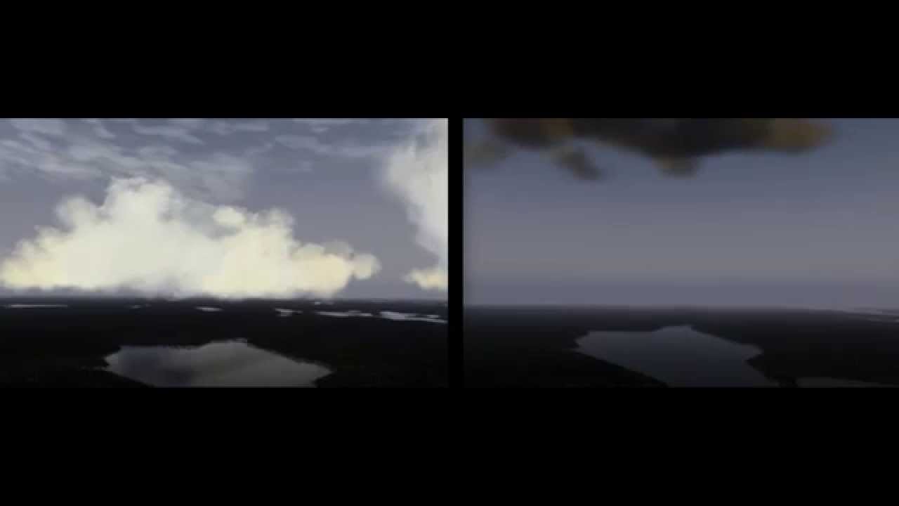 SkyMaxx Pro V2 vs. X-plane Default Clouds