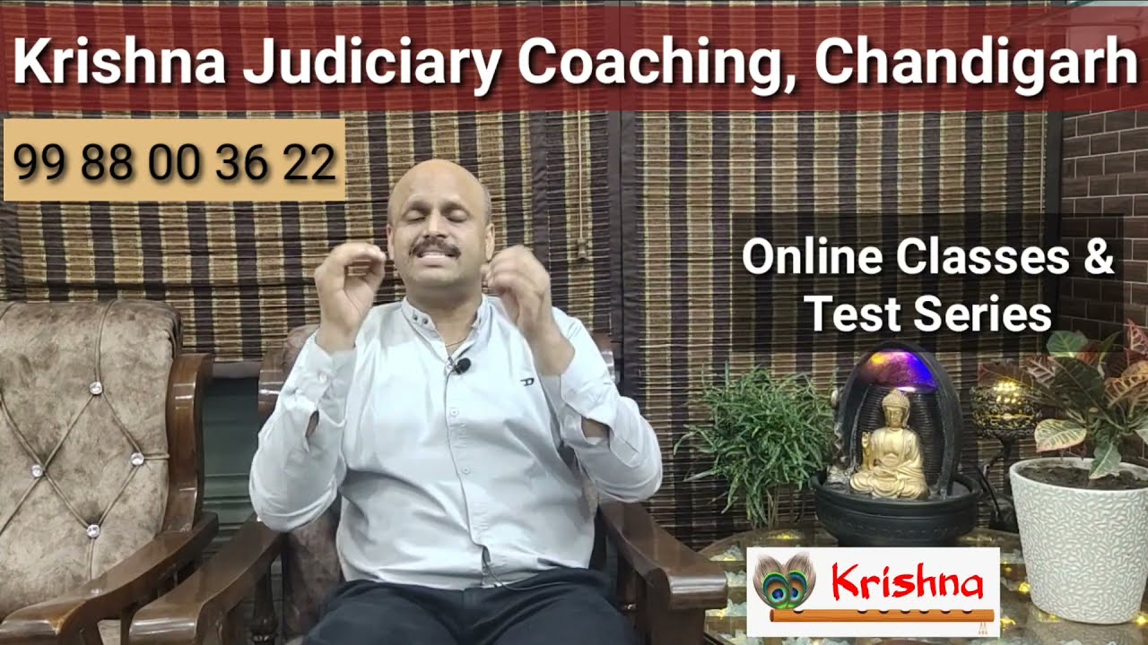 Judiciary Coaching for JMIC- Civil Judge Exam PCS DJS HCS(JB) at Krishna Coaching Chandigarh