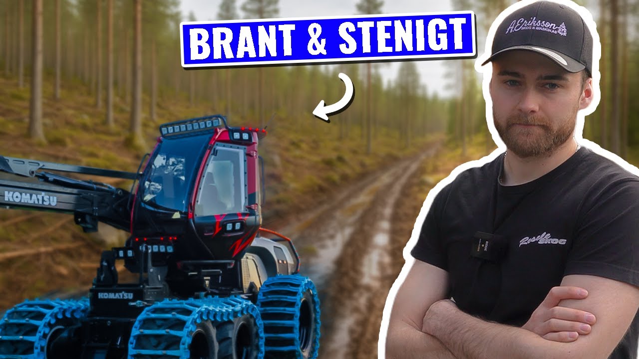STENIGT & BRANT - Gallring med Komatsu 901
