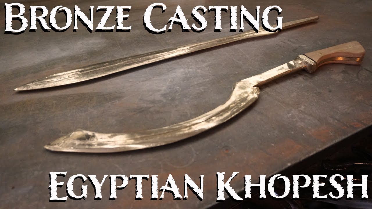 Casting a Bronze Egyptian Khopesh | PHOENIX FORGE