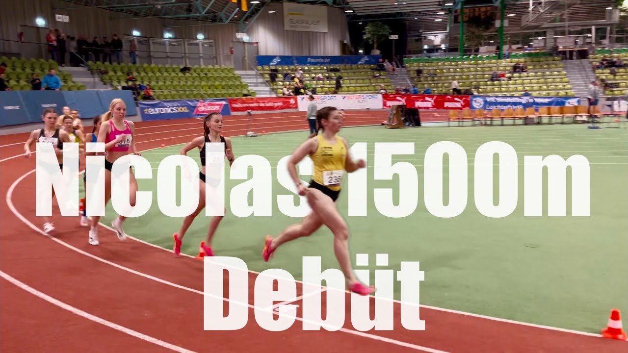 Nicolas 1500m Debüt | Glaspalast Sindelfingen