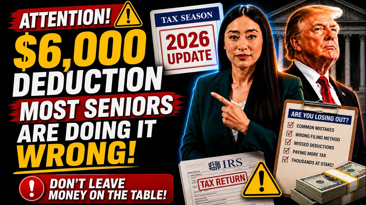 $6,000 Senior Tax Deduction: Most Retirees Are Claiming It Wrong in 2026