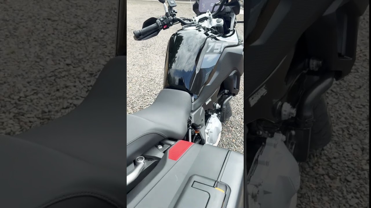 Start it up! #2023bmwf750gs #tripleblack 🏍️😀 #womenriders #motorcycle