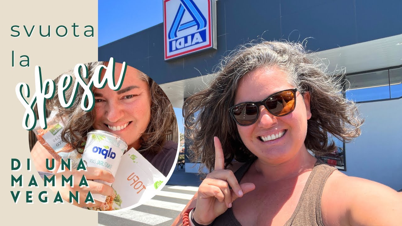 MEGA svuota la spesa 🛒 tutto VEGANO 🌱 la spesa per la settimana da ALDI