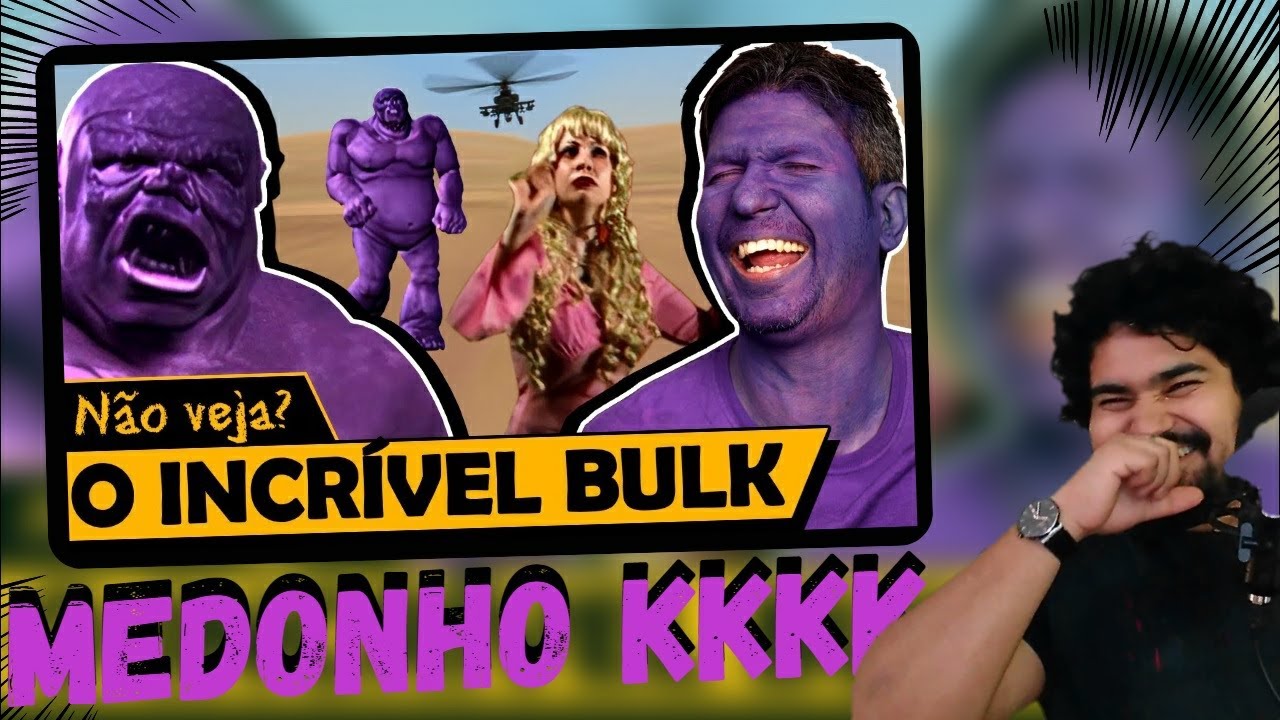 REAGINDO O INCRÍVEL BULK - Os Piores Filmes do Mundo