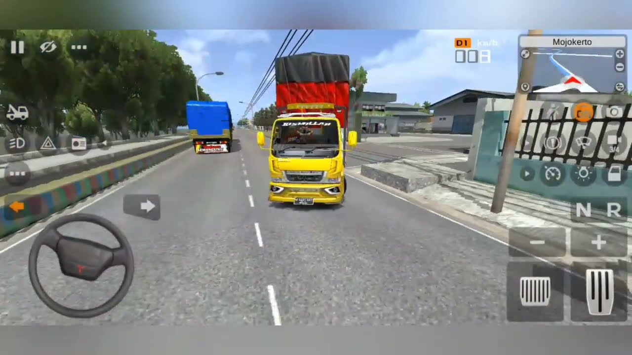 Test drive sound canter ngir ngir bussid v434
