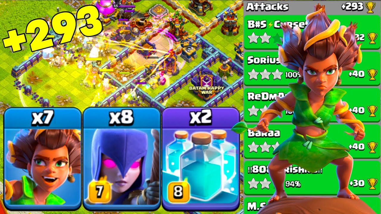 Wrecking Legends: Simple TH16 Root Rider and Witches Strategy! Clash of Clans