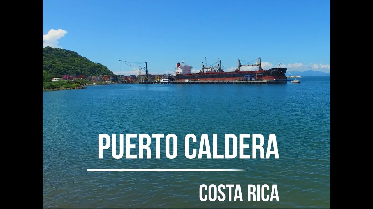 PUERTO CALDERA, COSTA RICA - 4K DRONE VIDEO