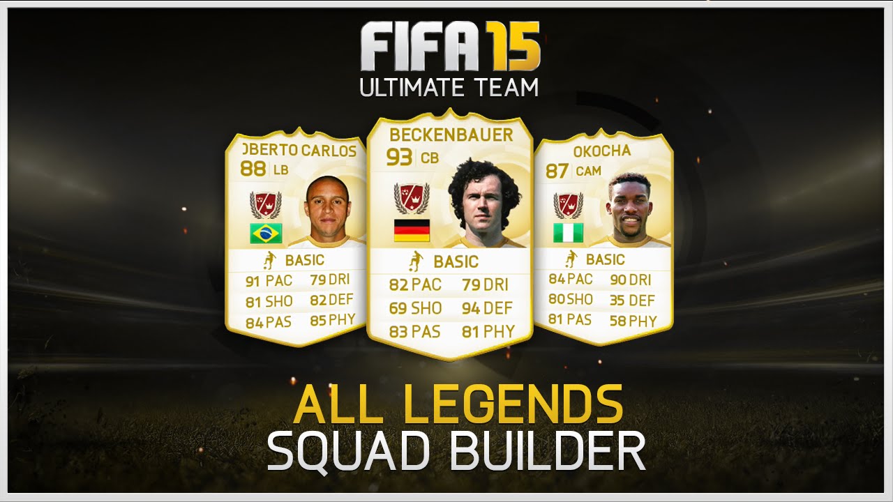 FIFA 15 - All New Legends Squad Builder!