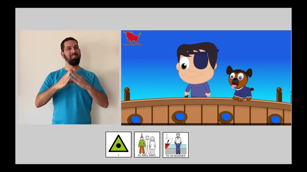 Cançó dels colors Llengua de Signes Valenciana i pictogrames.