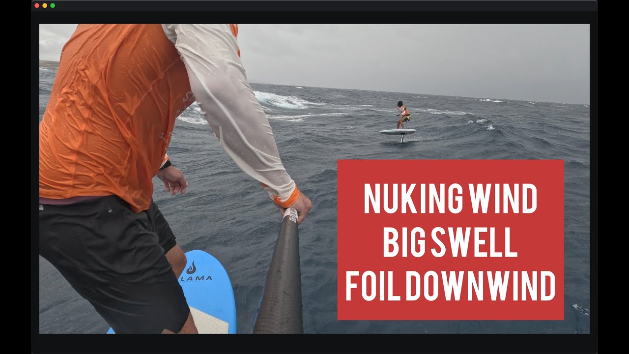 All Time Conditions Maroubra to Bondi Downwind Foil with Josh Ku and Perth Standlick