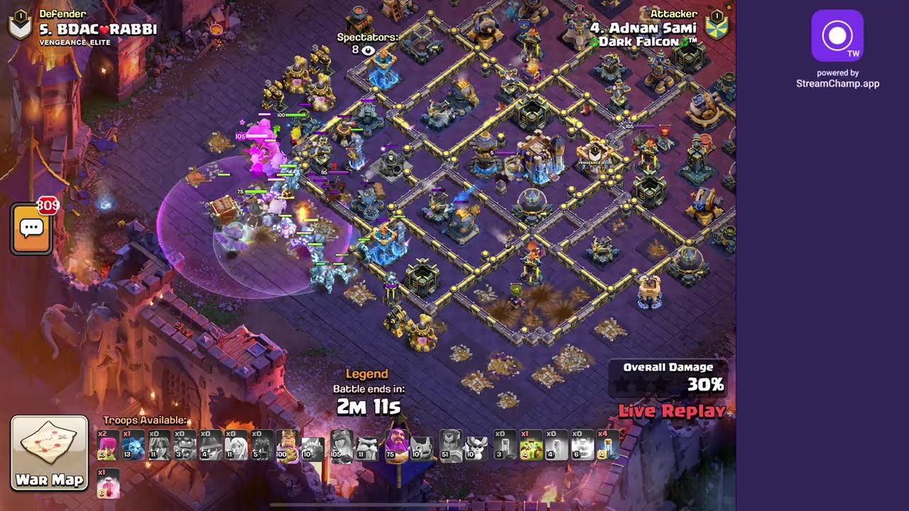 Dark falcon vs vengeance elite (lower bracket)